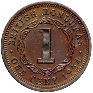 Belize - Britský Honduras, 1 cent 1954. KM-27