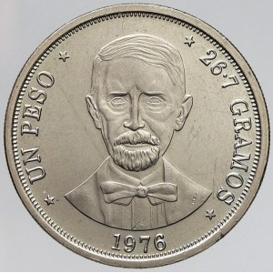 Dominikánská republika, 1 peso 1976. KM-45