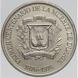 Dominikánská republika, 1 peso 1976. KM-45