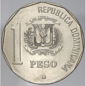 Dominikánská republika, 1 peso 1991. KM-81