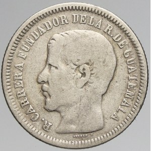 Guatemala, 2 real 1868. KM-142