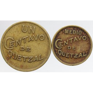 Guatemala, 1/2 centavo 1932, 1 centavo 1932. KM-248.1, 249
