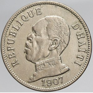 Haiti, 50 centimes 1907. KM-56