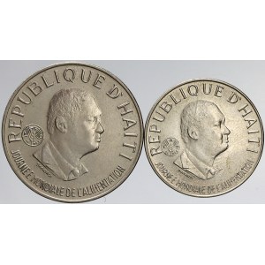 Haiti, 20 + 10 centimes 1981. KM-146, 147
