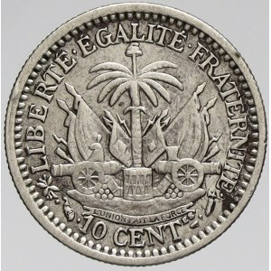 Haiti, 10 centimes 1894. KM-44