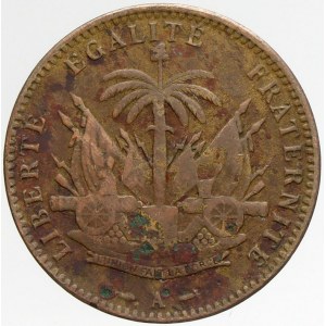 Haiti, 1 centim 1895. KM-48