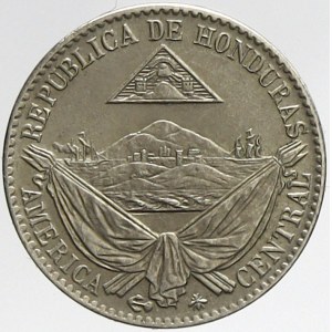 Honduras, 1/8 real 1870 A. KM-30