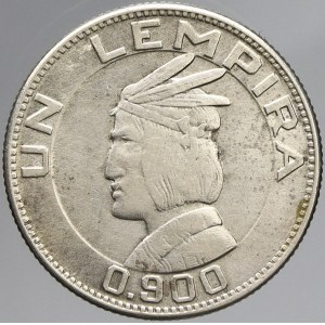 Honduras, 1 lempira 1937. KM-75