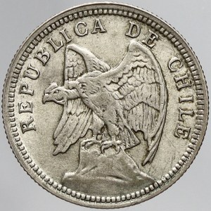 Chile, 1 peso 1932 KM-174
