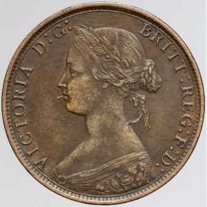 Kanada - Nova Scotia, 1 cent 1861. KM-8.1