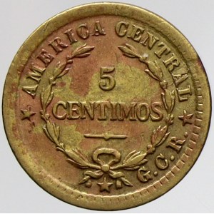 Kostarika, 5 centimos 1920. KM-151