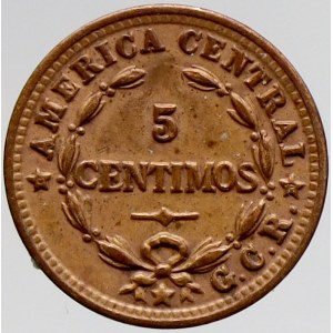 Kostarika, 5 centimos 1929. KM-169