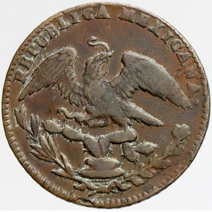 Mexiko, ¼ real 1836. KM-358