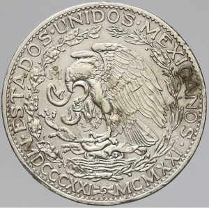 Mexiko, 2 pesos 1921. KM-462. dr. Úhozy