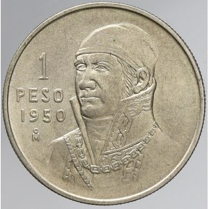 Mexiko, 1 peso 1950. KM-457