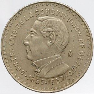 Mexiko, 1 peso 1957. KM-458