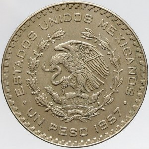 Mexiko, 1 peso 1957. KM-458