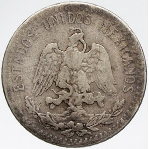 Mexiko, 20 centavos 1919. KM-436