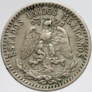 Mexiko, 20 centavos 1928. KM-438