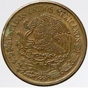 Mexiko, 1 centavo 1970. KM-418 (jen 13 mm)