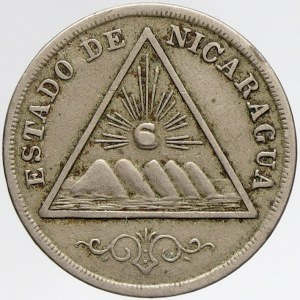 Nikaragua, 5 centavos 1898. KM-8