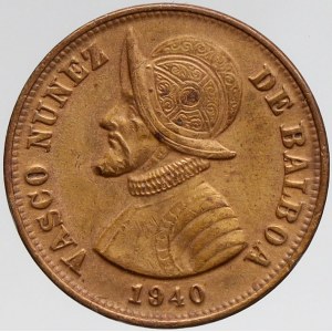 Panama, 1 ¼ centesimo 1940. KM-15