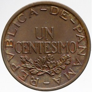 Panama, 1 centesimo 1935. KM-14