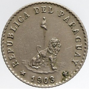 Paraguay, 10 centavos 1903. KM-7