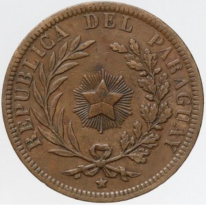 Paraguay, 4 centesimos 1870. KM-4