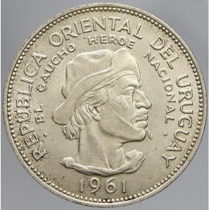 Uruguay, 10 pesos 1961. KM-43
