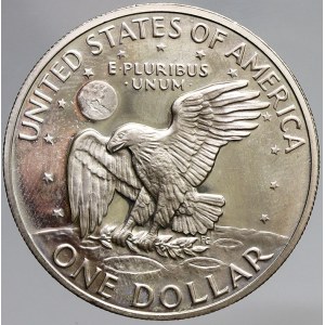 USA, 1 dollar 1971 S Eisenhower (Ag). KM-203a