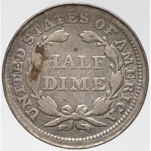 USA, Half dime 1853. KM-76