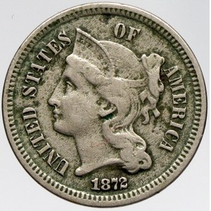 USA, III cent 1872. KM-95