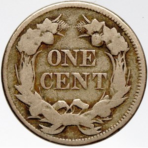 USA, 1 cent 1857. KM-85