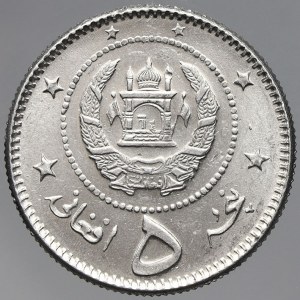 Afghanistán , 5 afgani 1958. KM-950