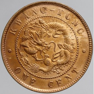 Čína, Provincie Kwangtung, 1 cent b.l. (1900-1906). Y-192