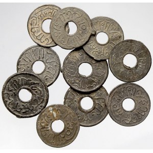 Malajsie, Cínové mince Pitis a Kepings, 18.-19. stol.