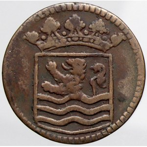 Nizozemská Východní Indie, 1 duit 1745. KM-111.1