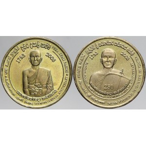 Sri Lanka (Ceylon), 5 rupie 2003 Syamopasampada, 2 typy. KM-168, 169