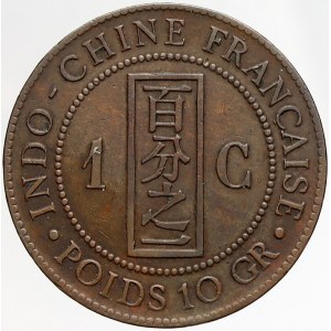 Vietnam - Francouzská Indočína, 1 cent 1886 A. KM-1