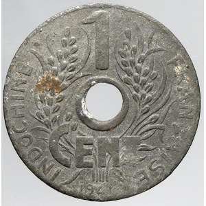 Vietnam - Francouzská Indočína, 1 cent 1941. KM-24.3