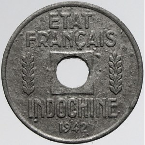 Vietnam - Francouzská Indočína, ¼ cent 1942