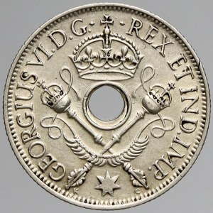 Papua Nová Guinea - Britská , 1 shilling 1945. KM-8