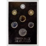 mimoevropské mince - sady oběhových mincí, Maroko. 1 c. - 5 dirham1974/75...