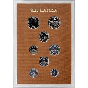 mimoevropské mince - sady oběhových mincí, Srí Lanka. 1 c. - 1 rupie 1978...