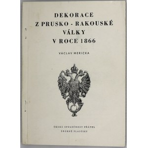 publikace, Měřička, V.: Dekorace z Prusko-Rakouské války v roce 1866. ČSPDP 1986