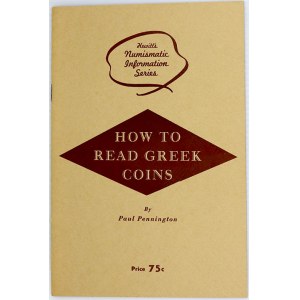 publikace, Pennington, P.: How to Read Greek Coins. Chicago bez roku vydání
