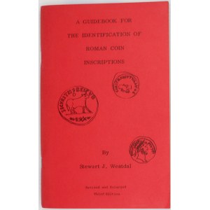 publikace, Westdal, S. J.: A Guidebook for the Identification of Roman Coin Inscription. Revidované třetí vydání 1977...