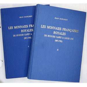 publikace, Duplessy, J.: Les monnaies Francaises royales de Hugues Capet a Louis XVI. (987-1793)...