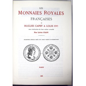 publikace, Ciani, L.: Les monnaies royales Francaises de Huges Capet a Louis XVI. Paris 1926
